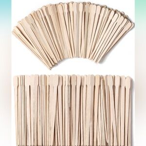 200PC Wooden Wax Sticks